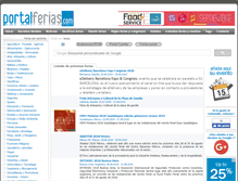 Tablet Screenshot of portalferias.com